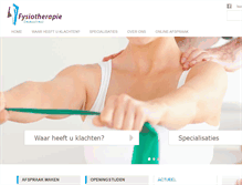 Tablet Screenshot of fysio-enschede.nl